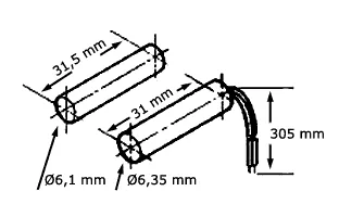 Contacto Magnético para Embutir en Madera o Metal / SM-206Q