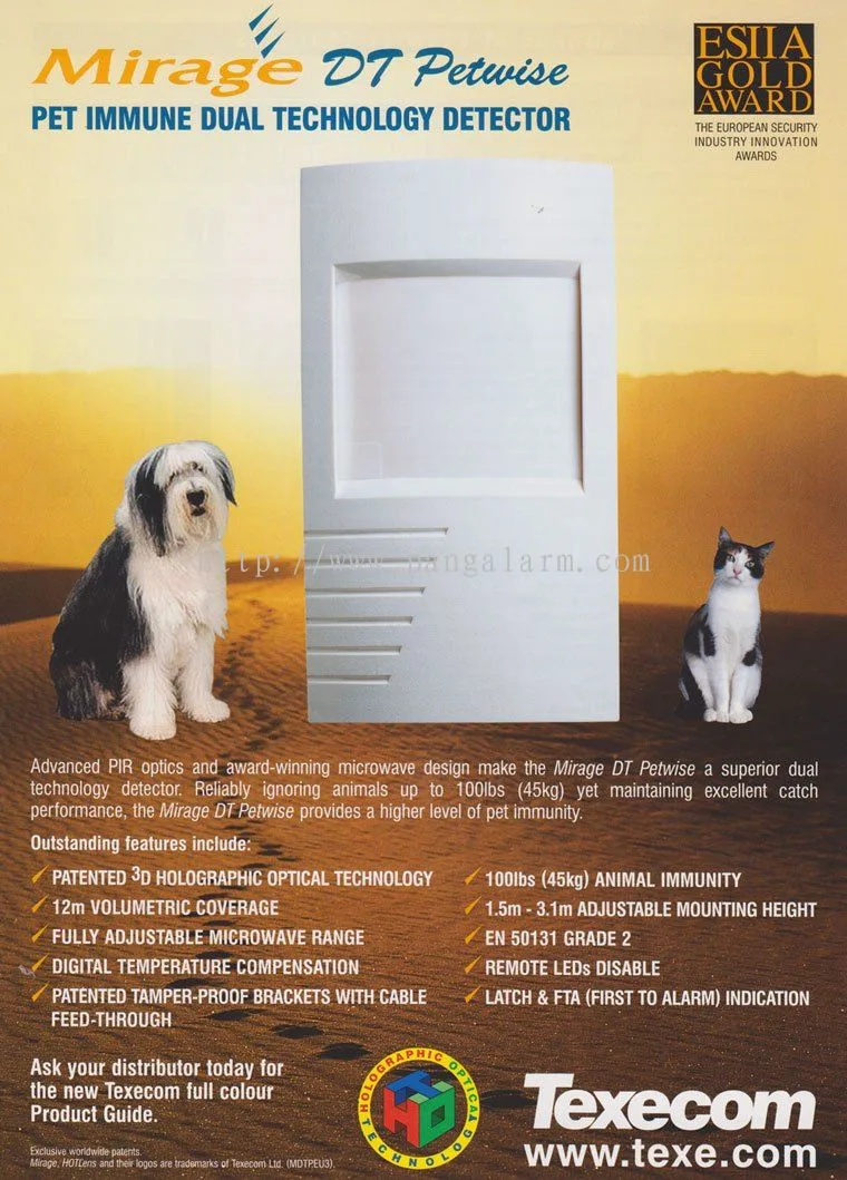 Texecom Mirage DT Petwise